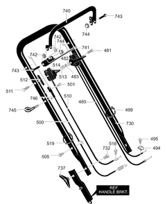 Part Location Diagram of 671635 Briggs and Stratton Spacer, T-Control